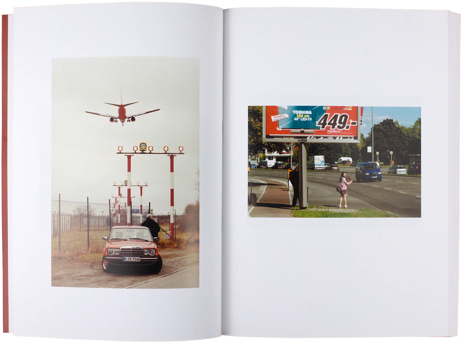 Open double-page spread from the photo book Lush Life